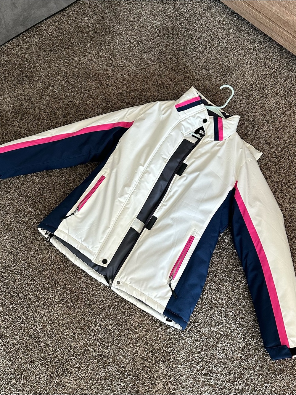 Skieer Women's Mountain Snowboarding Jackets Waterproof Hooded Coat White M